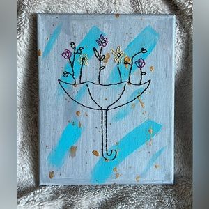 Umbrella mixed media